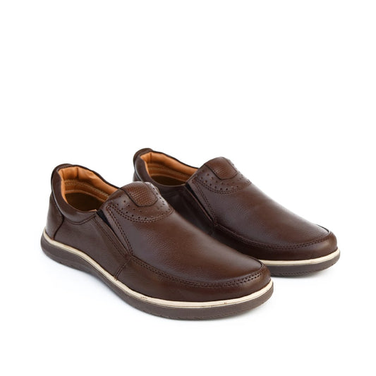 Brown Smart Slip Loafer
