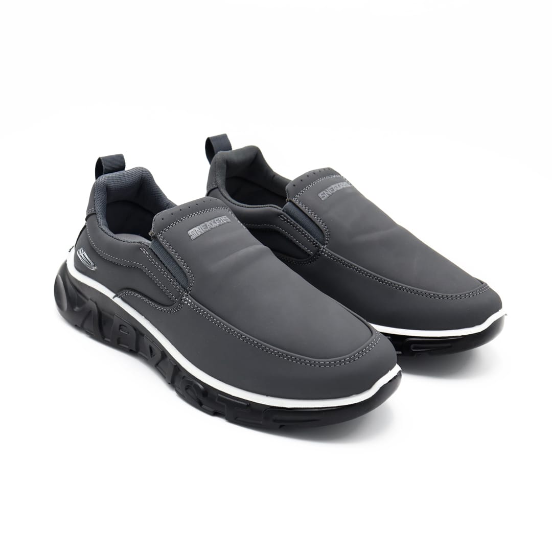 Men's Trendy Slip-On Casual Sneakers – Grey