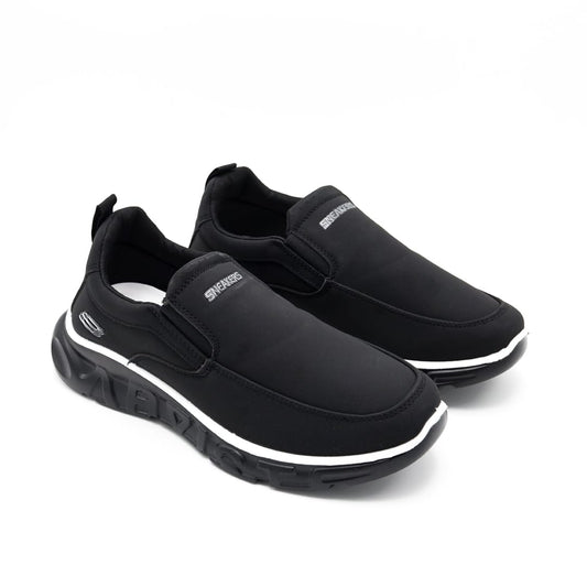 Men's Trendy Slip-On Casual Sneakers – Black