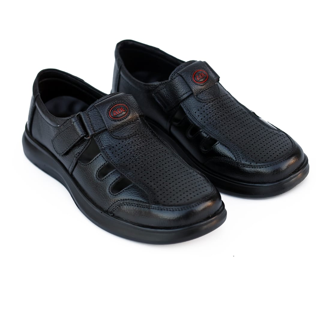 Black Ventilated Comfort Sandal