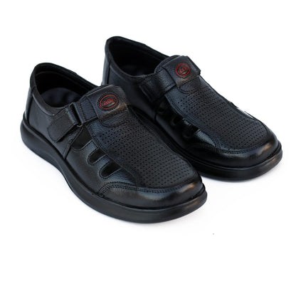 Black Ventilated Comfort Sandal