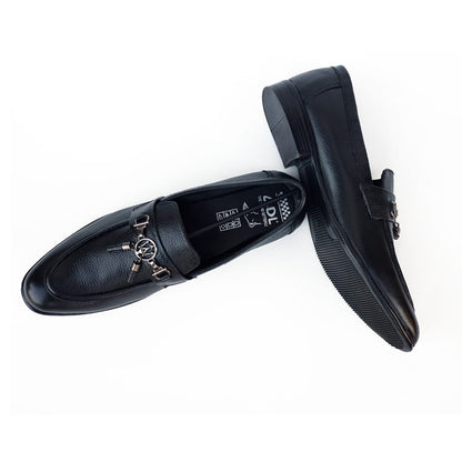Black Stylish Tassel Loafer