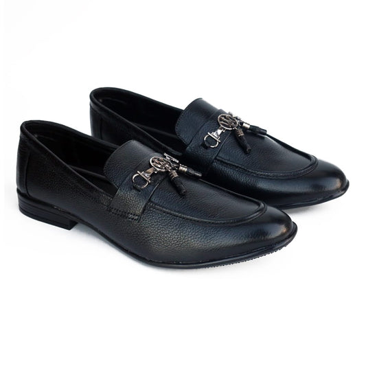 Black Stylish Tassel Loafer